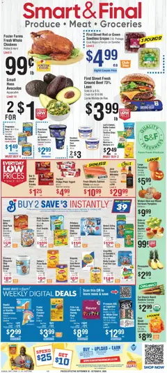Ad Preview of Smart & Final Smart & Final Weekly Ad from 09/30/2026