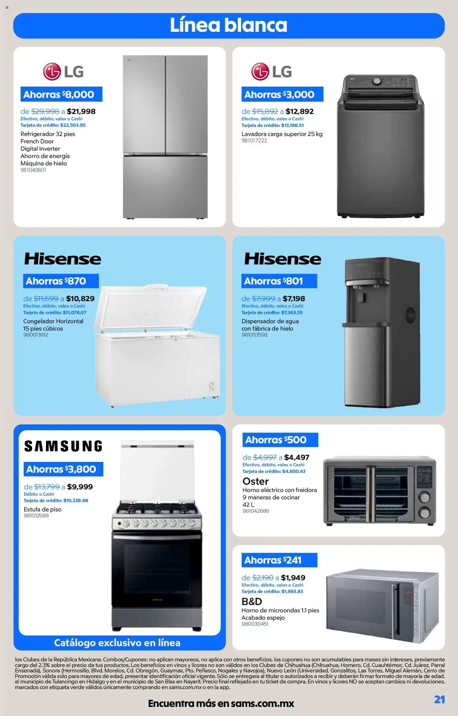 Vista previa las ofertas de la tienda Sam's Club - Sam's Club catálogo desde el 01/10/2026 