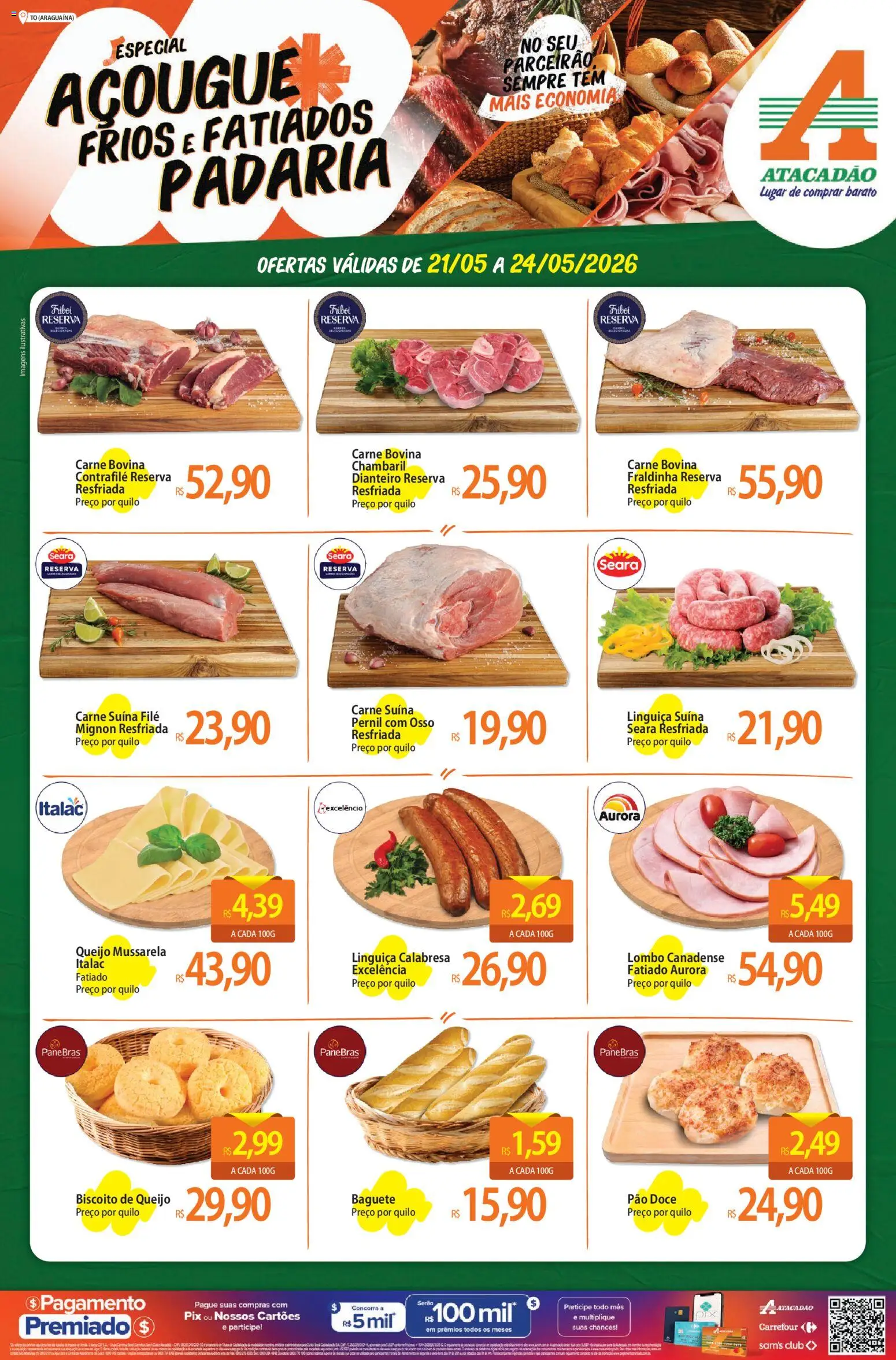 Pré-Visualização do folheto "Atacadão ofertas - TO" da loja Atacadão válido a partir de 21/05/2026