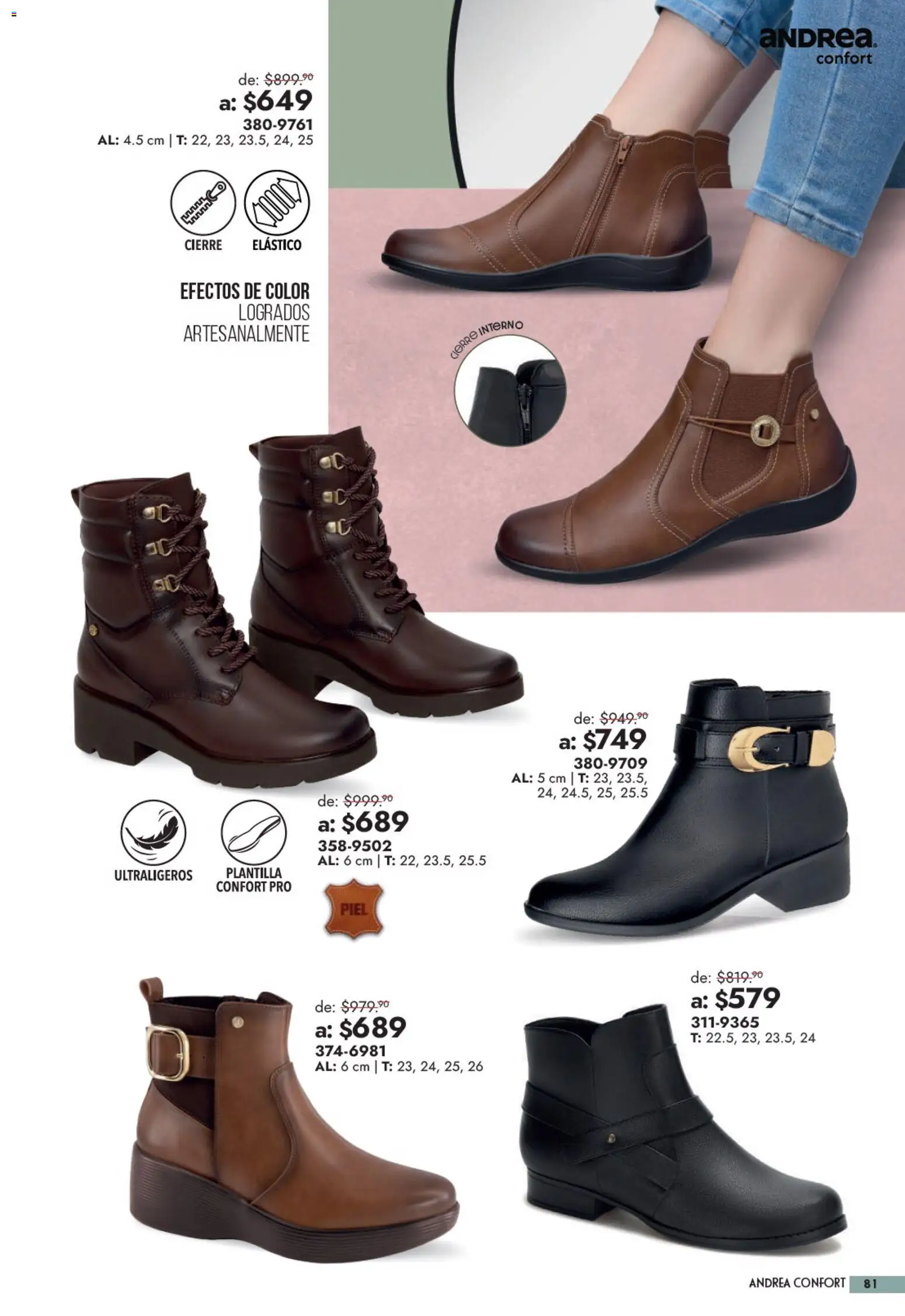 Vista previa las ofertas de la tienda Andrea - Andrea catálogo Outlet desde el 13/09/2026 