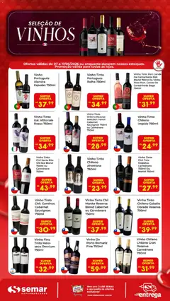 Pré-Visualização do folheto "Semar Supermercado ofertas Vinhos" da loja Semar Supermercado válido a partir de 07/05/2026