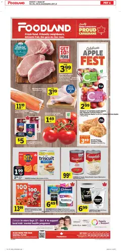 Preview of leaflet Foodland weekly flyer / circulaire from shop Foodland is valid from Sep 24, 2026