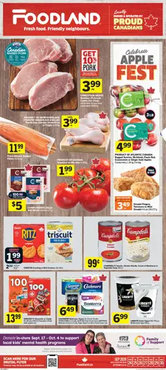 Preview of leaflet Foodland weekly flyer / circulaire from shop Foodland is valid from Sep 24, 2026