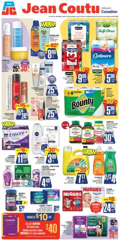 Preview of leaflet Jean Coutu weekly flyer from shop Jean Coutu is valid from Jul 02, 2026