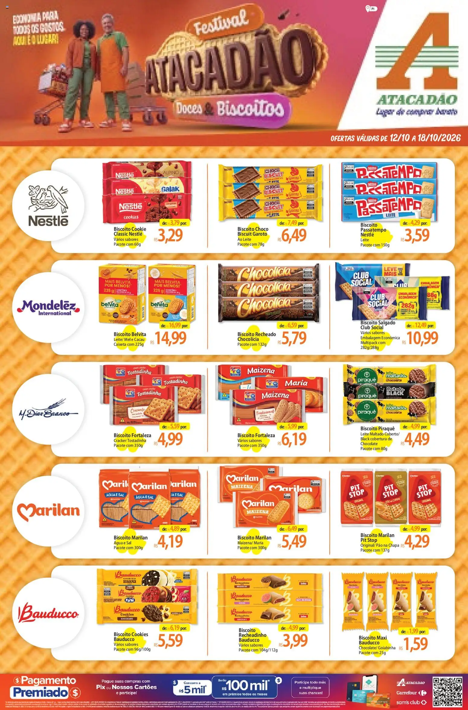 Pré-Visualização do folheto "Atacadão ofertas - PI" da loja Atacadão válido a partir de 12/10/2026