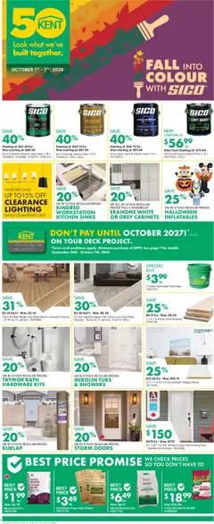 Preview of leaflet Kent weekly flyer / circulaire from shop Kent is valid from Oct 01, 2026