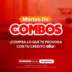 Vista previa de Catálogo Hiraoka - Martes De Combos de la tienda Hiraoka válido desde 21/10/2026
