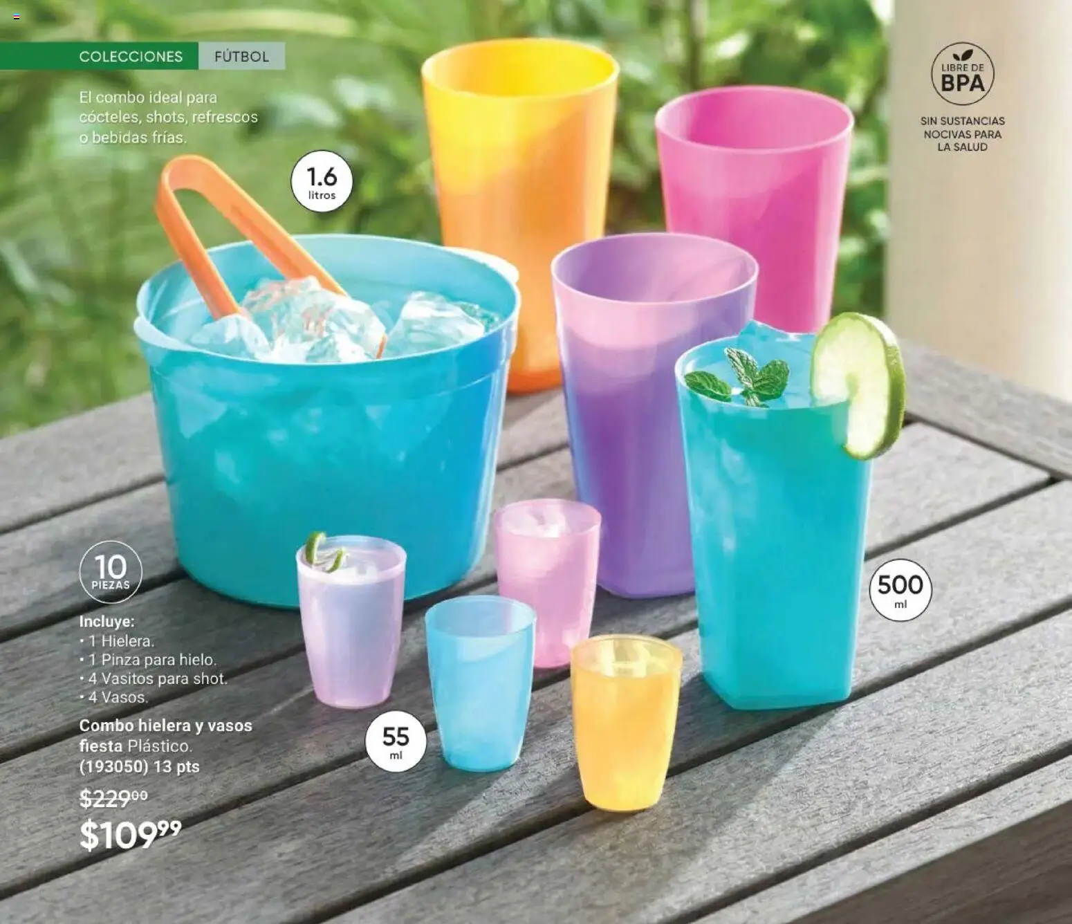 Vista previa las ofertas de la tienda AVON - AVON Casa & Estilo 8 2026 desde el 08/05/2026 - Hielera, Bebidas, Vasos, Pinza