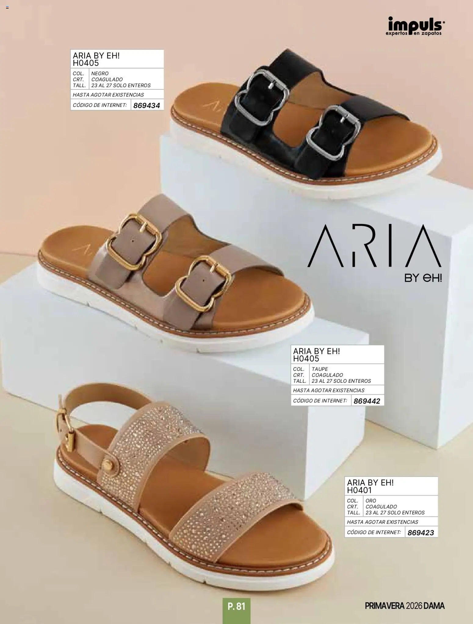 Vista previa las ofertas de la tienda Impuls - Catálogo Primavera desde el 01/01/2026 - Zapatos