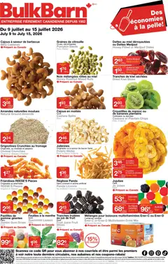Preview of leaflet Bulk Barn weekly flyer / circulaire from shop Bulk Barn is valid from Jul 09, 2026