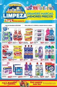 Pré-Visualização do folheto "Fort Atacadista ofertas Perfumaria e Limpeza" da loja Fort Atacadista válido a partir de 15/06/2026