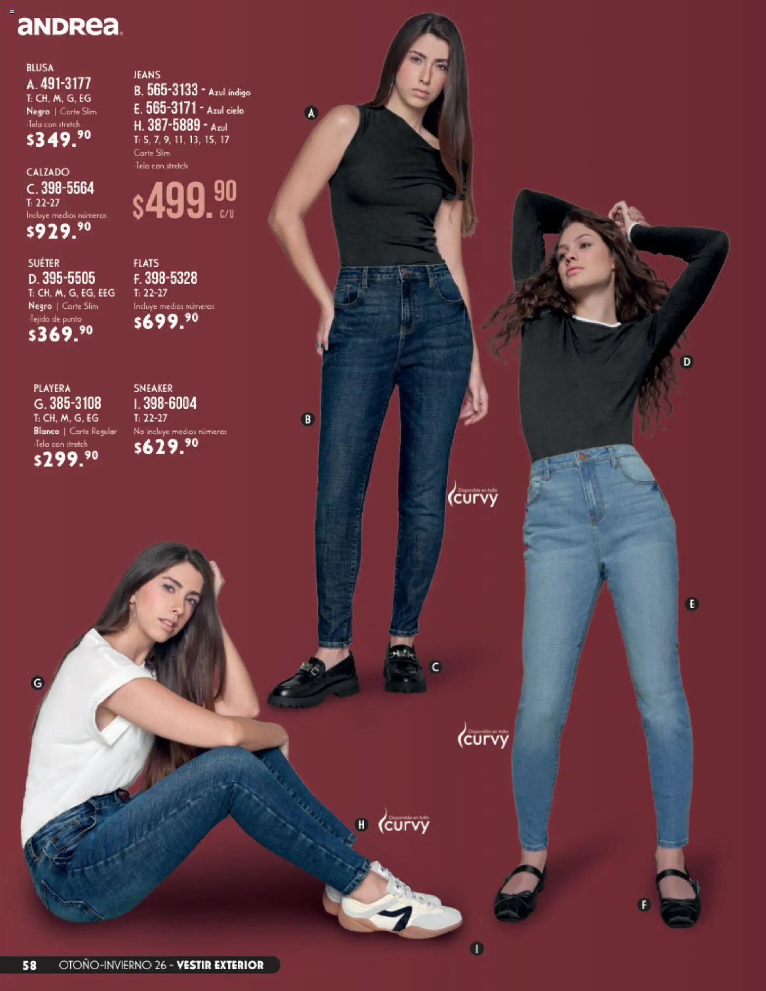 Vista previa las ofertas de la tienda Andrea - Andrea catálogo Vestir desde el 23/08/2026 