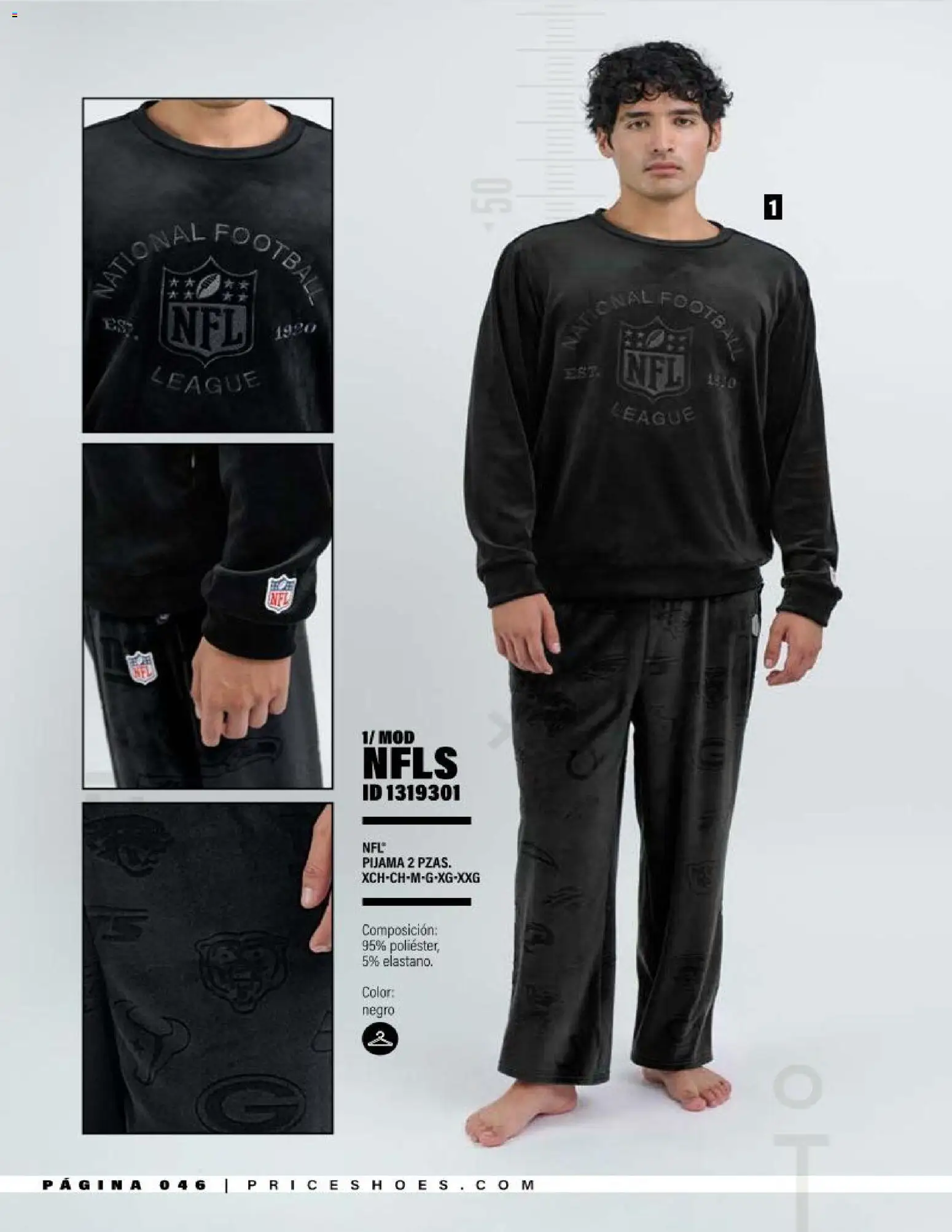 Vista previa las ofertas de la tienda Price Shoes - Price Shoes catálogo NFL desde el 01/09/2026 - Pijama
