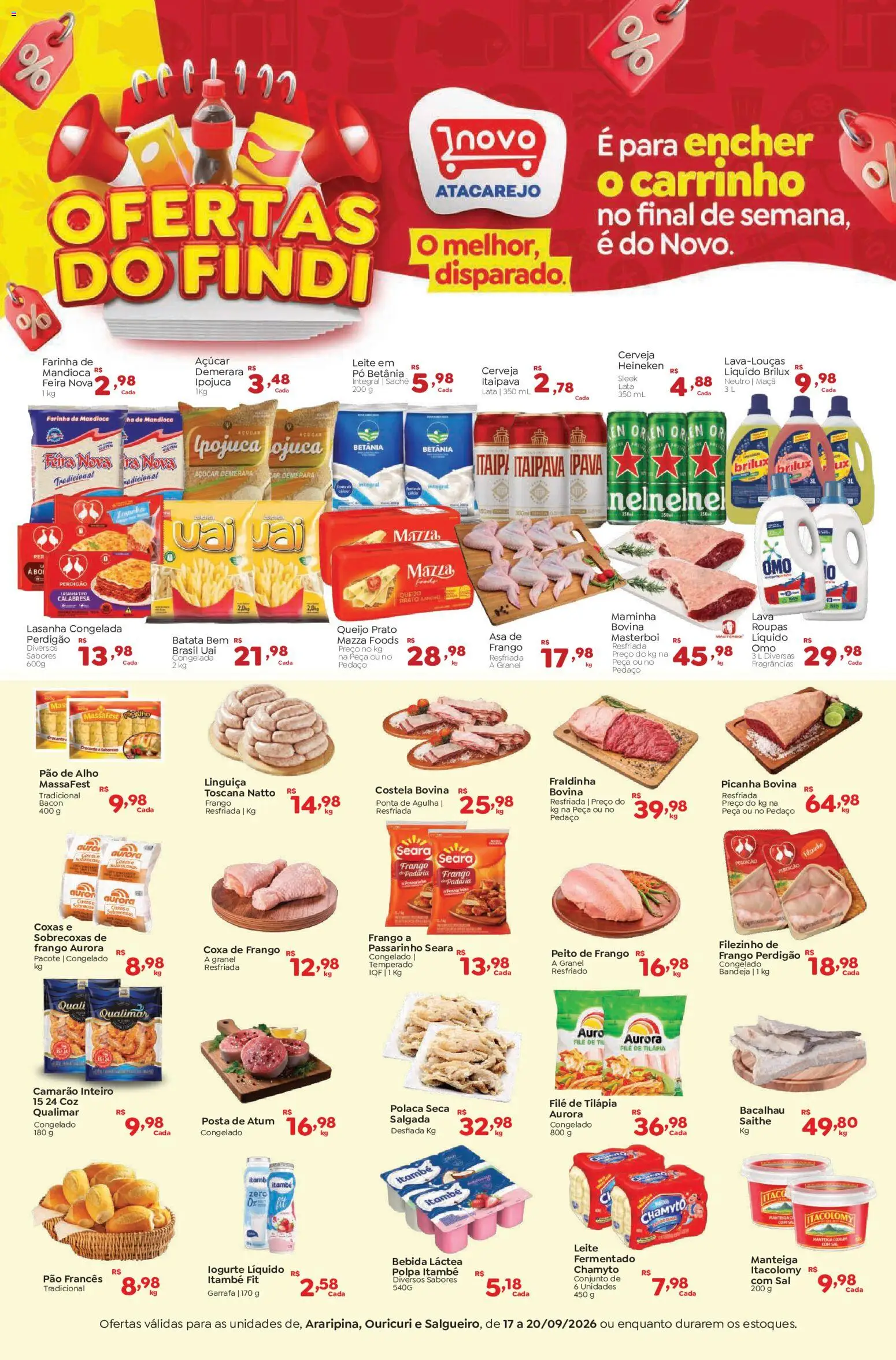Pré-Visualização do folheto "Novo Atacarejo ofertas do Findi" da loja Novo Atacarejo válido a partir de 17/09/2026