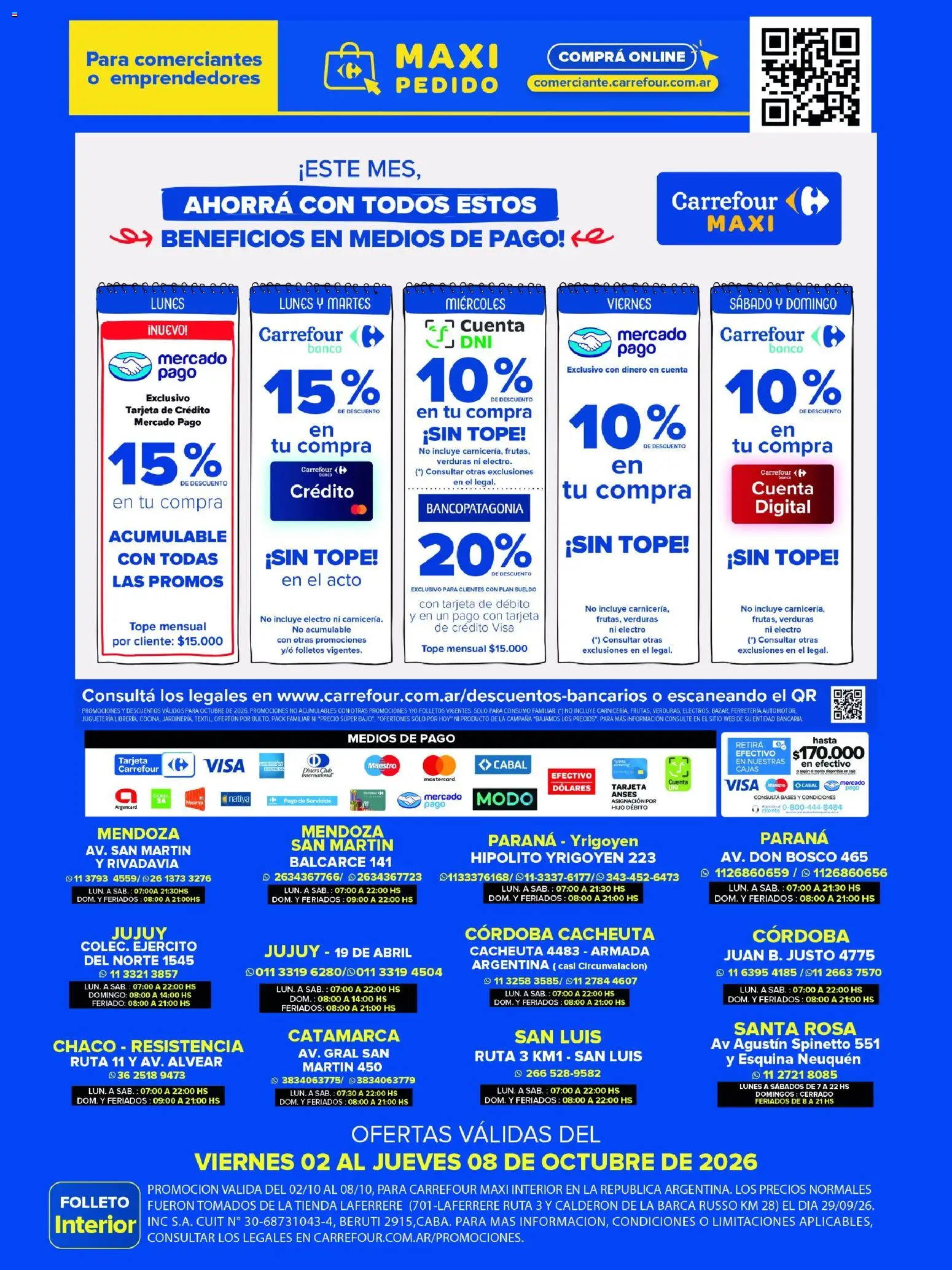 Vista previa del folleto de la tienda Carrefour Maxi válido desde el 02/10/2026 
