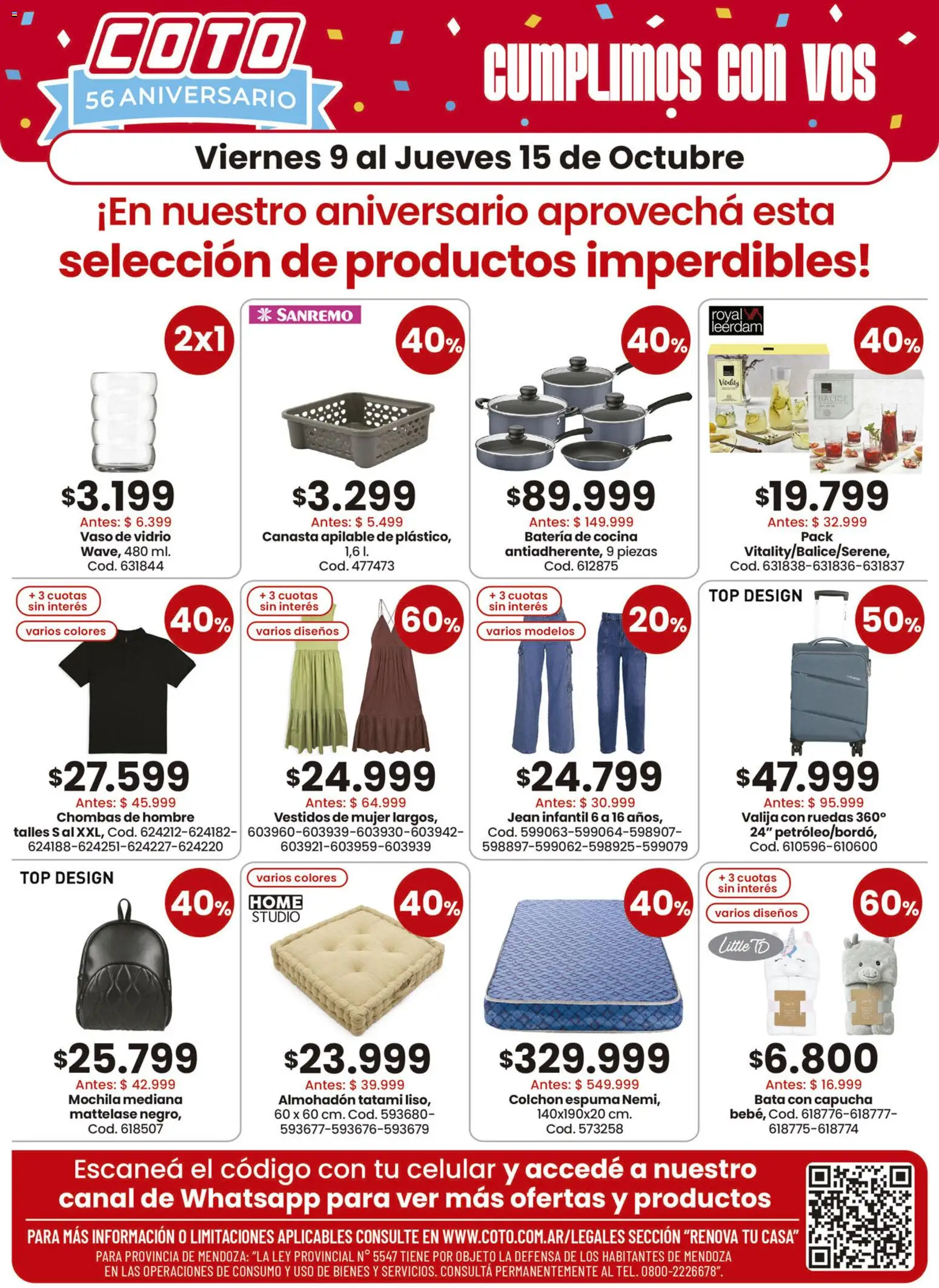 Vista previa del folleto de la tienda Coto válido desde el 09/10/2026 