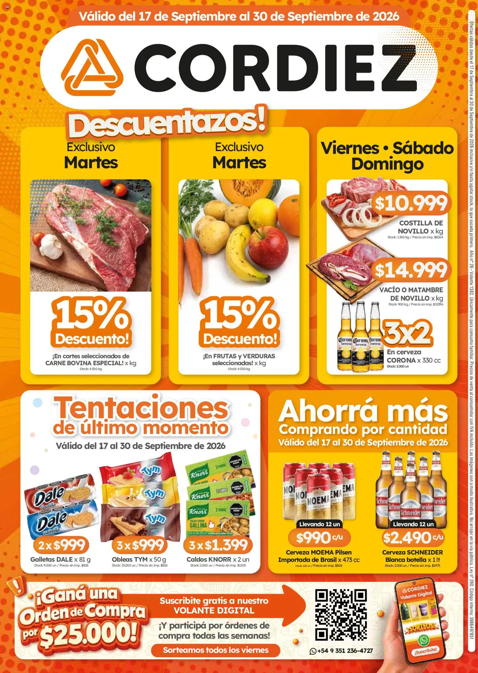 Vista previa del folleto de la tienda Cordiez válido desde el 17/09/2026 