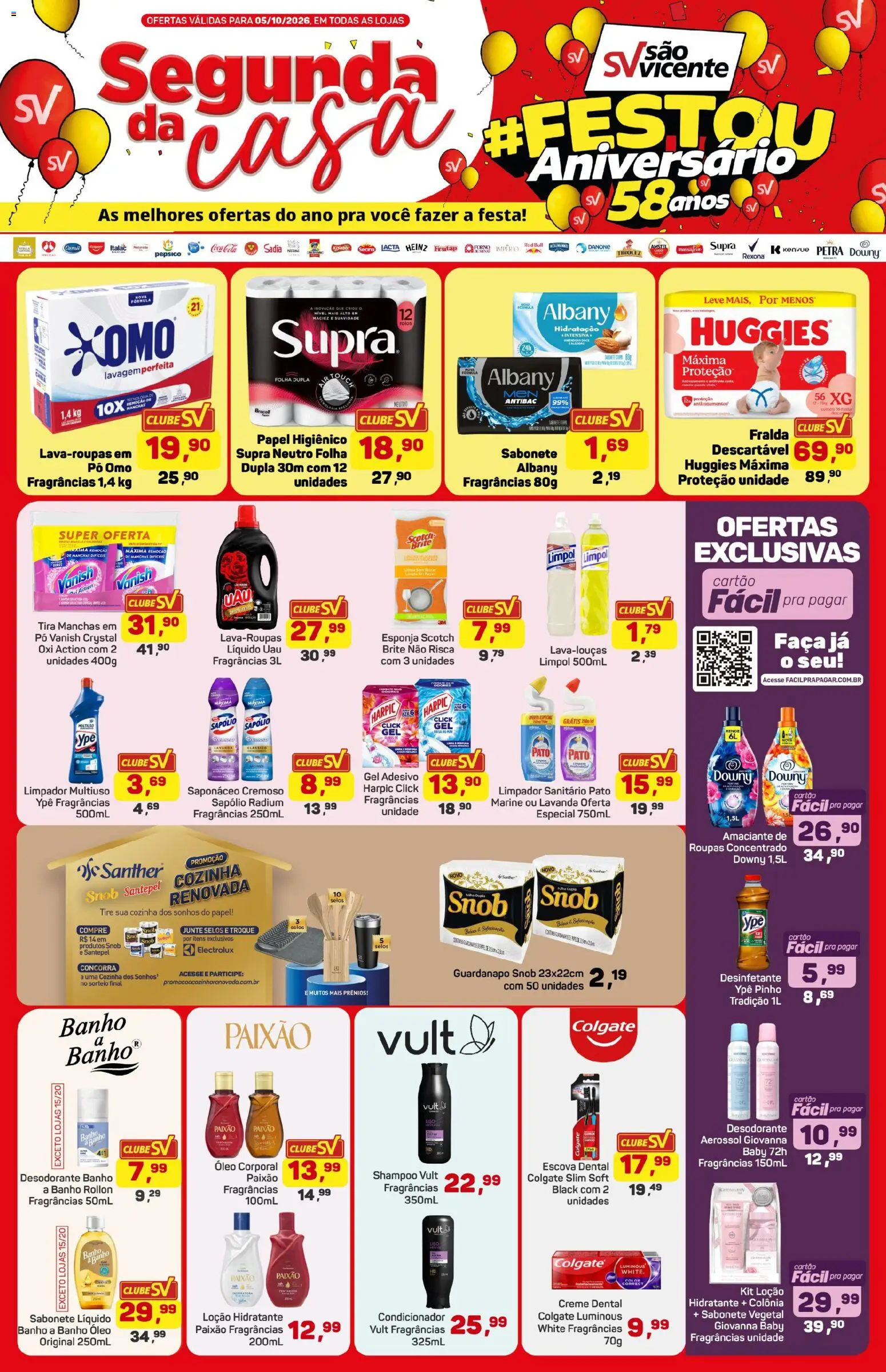 Pré-Visualização do folheto "Supermercados São Vicente - Ofertas da semana" da loja Supermercados São Vicente válido a partir de 05/10/2026
