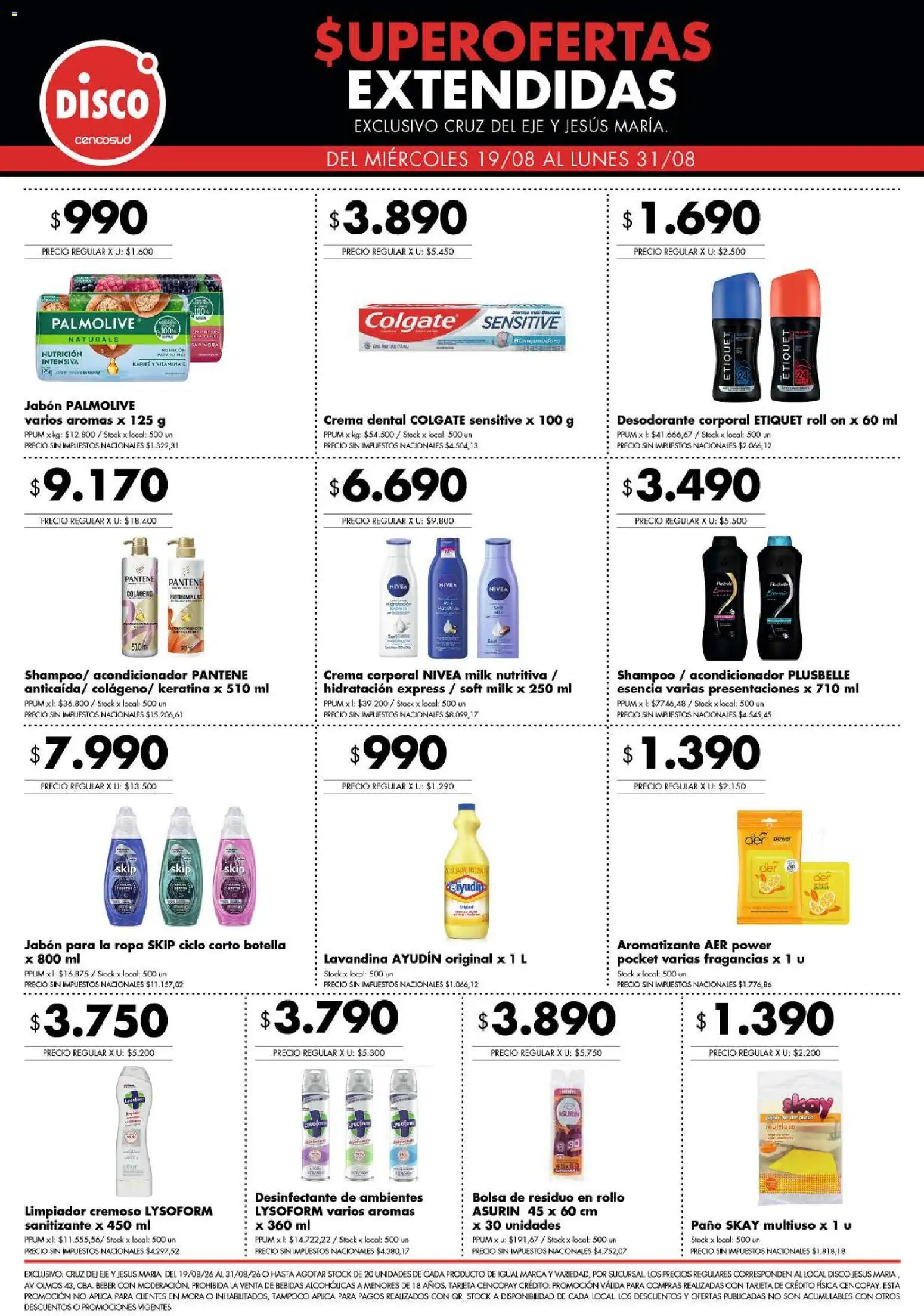 Vista previa del folleto de la tienda Disco válido desde el 19/08/2026 