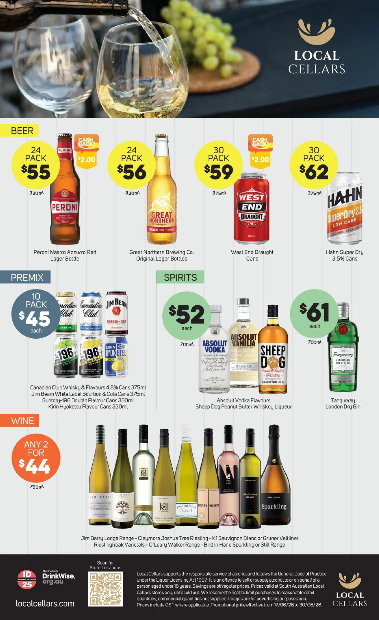 Preview of catalogue Foodland Local Cellars from shop Foodland valid 17/06/2026