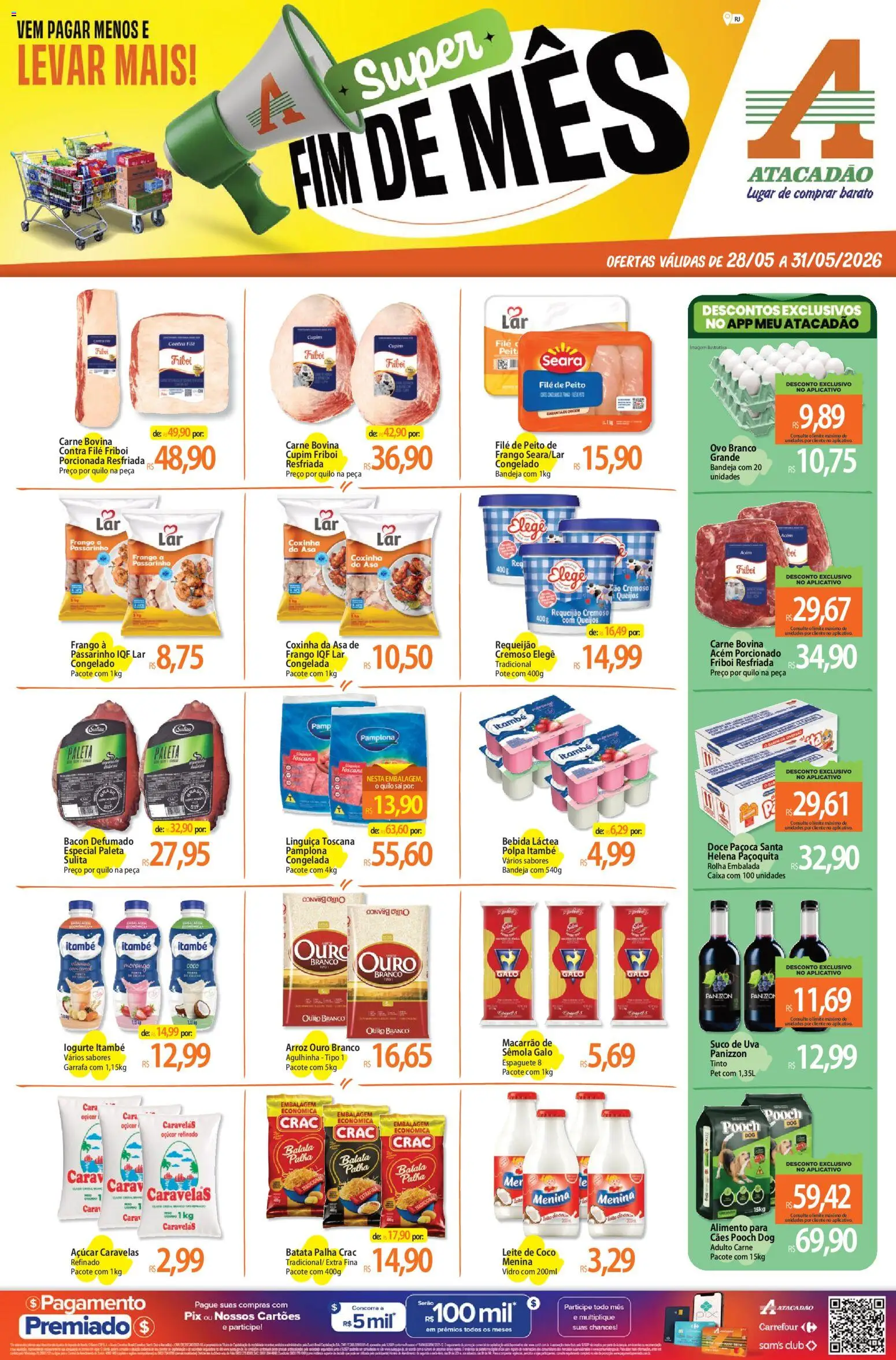 Pré-Visualização do folheto "Atacadão ofertas - RJ" da loja Atacadão válido a partir de 28/05/2026