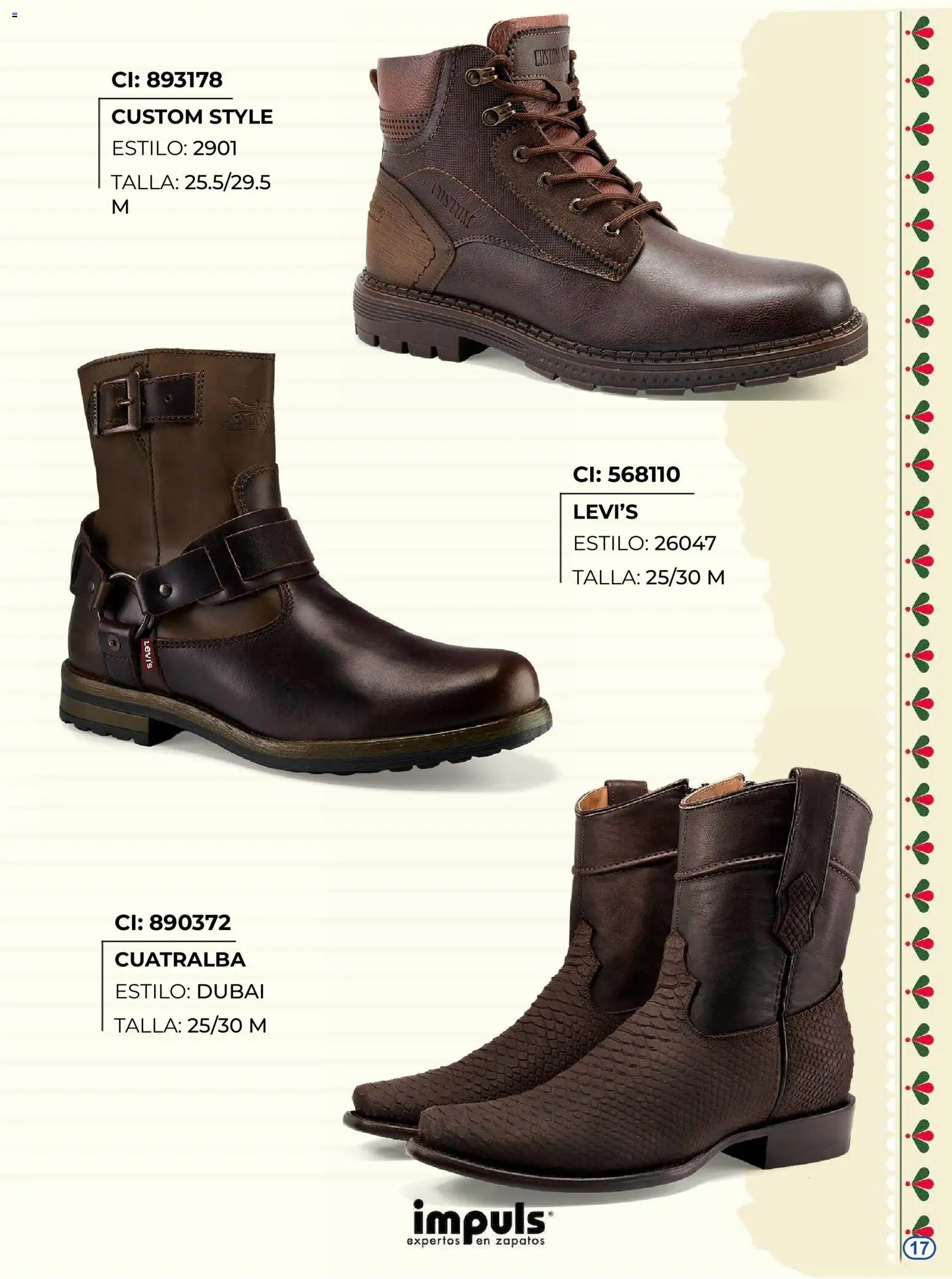 Vista previa las ofertas de la tienda Impuls - Impuls catálogo Botas desde el 27/08/2026 
