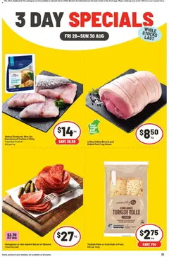 Preview of catalogue GA 3 Day Specials WA from shop IGA valid 28/08/2026