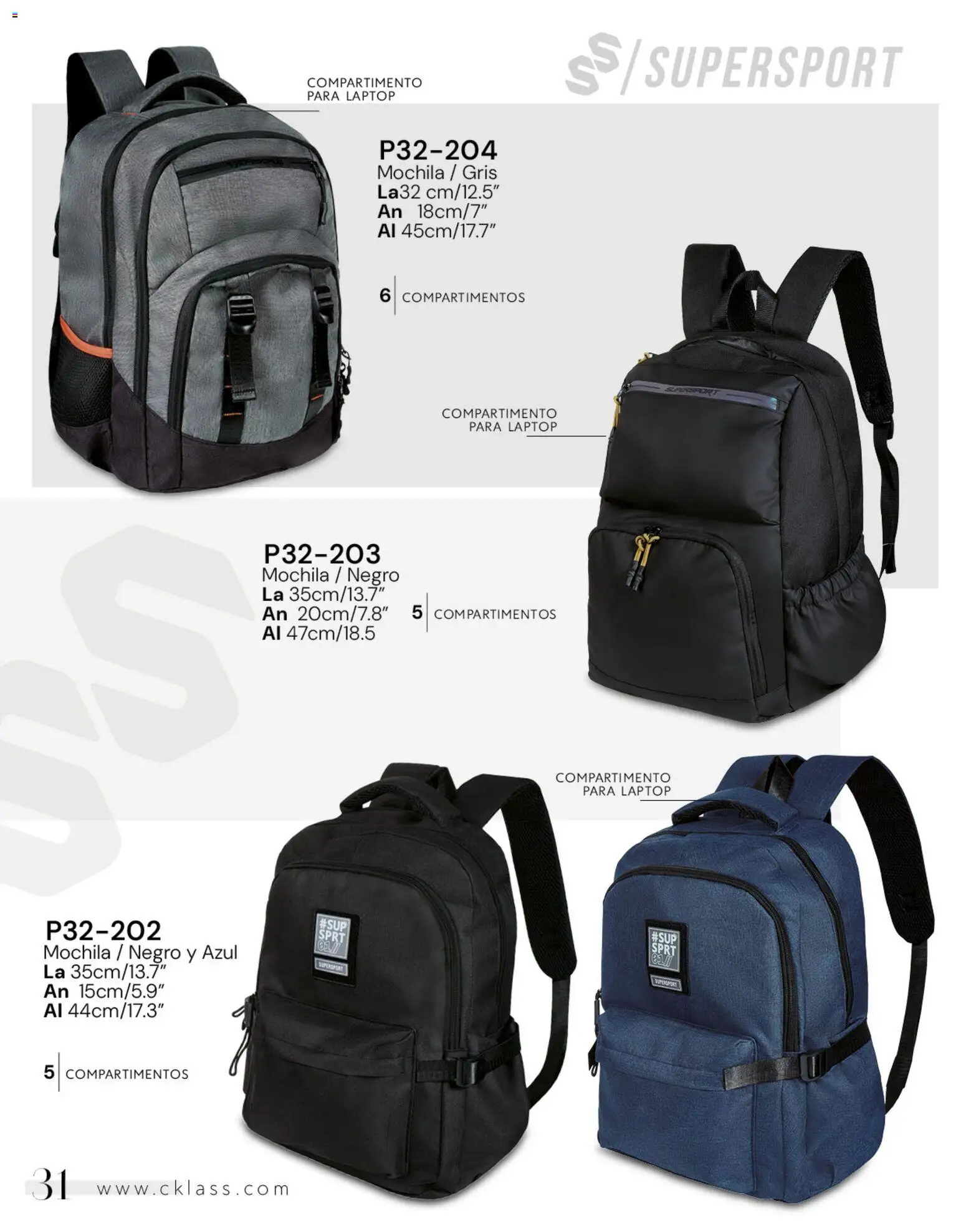 Vista previa las ofertas de la tienda Cklass - Catálogo Dama Calzado desde el 02/01/2026 - Laptop, Mochila
