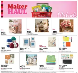 Un aperçu du dépliant Michaels weekly flyer - Smyrna du magasin Michaels est valide à partir 2 août 2026