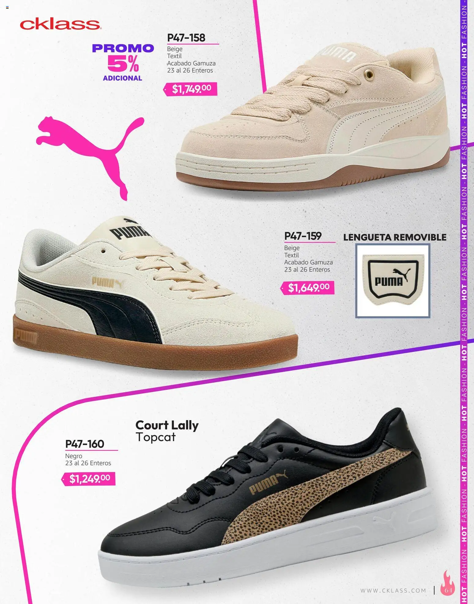 Vista previa las ofertas de la tienda Cklass - Cklass catálogo Hot Fashion Calzado desde el 03/08/2026 