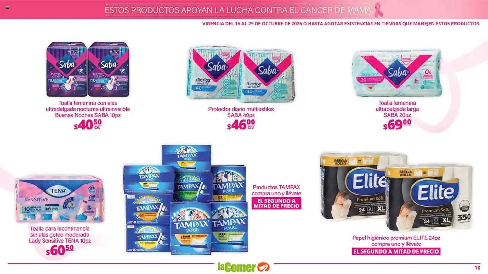 Vista previa las ofertas de la tienda La Comer - La Comer folleto es la tienda rosa desde el 16/10/2026 
