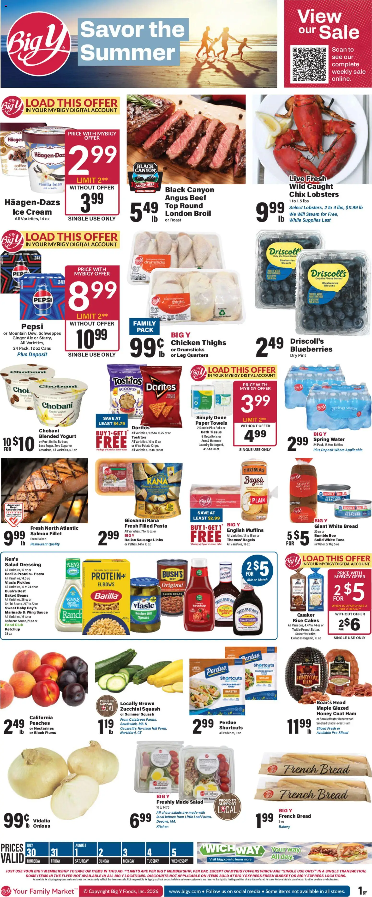 Ad Preview of Big Y Big Y Weekly Ad from 07/30/2026