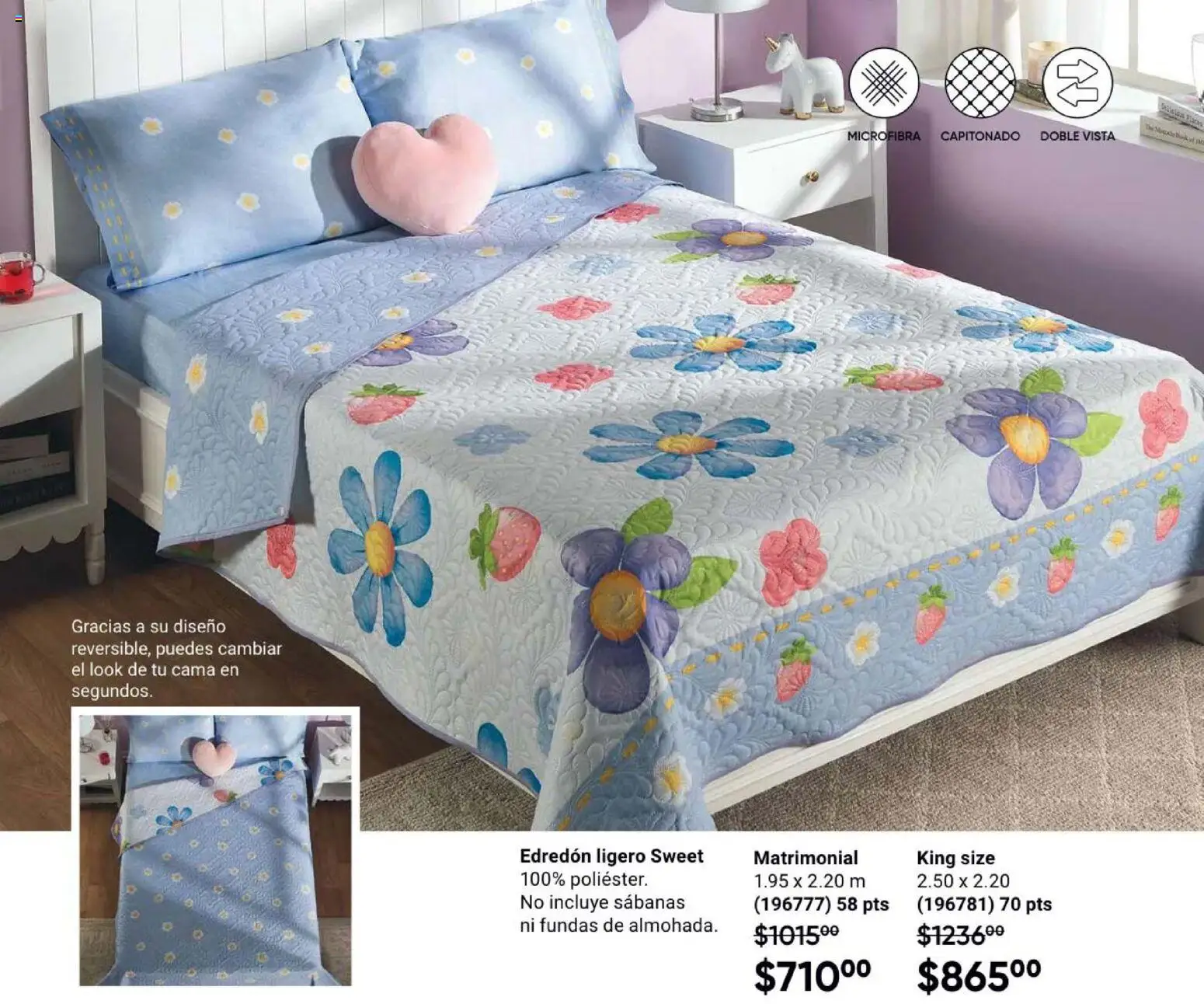 Vista previa las ofertas de la tienda AVON - Casa & Estilo 4 2026 desde el 20/02/2026 - Sabanas, Cama