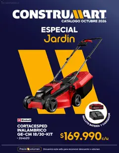 Folleto de la tienda Construmart válido desde el 29.09.2026 