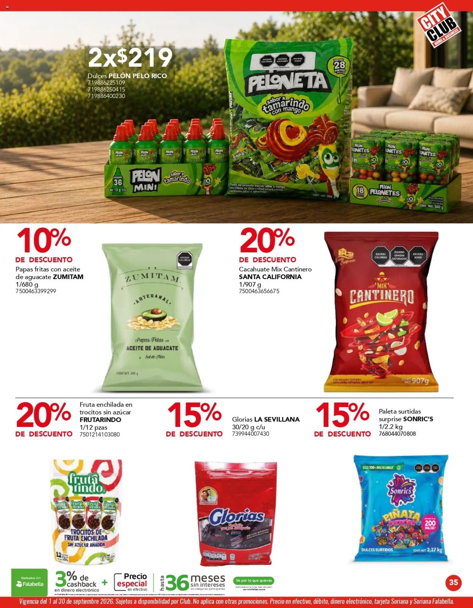 Vista previa las ofertas de la tienda City Club - City Club catálogo desde el 01/09/2026 