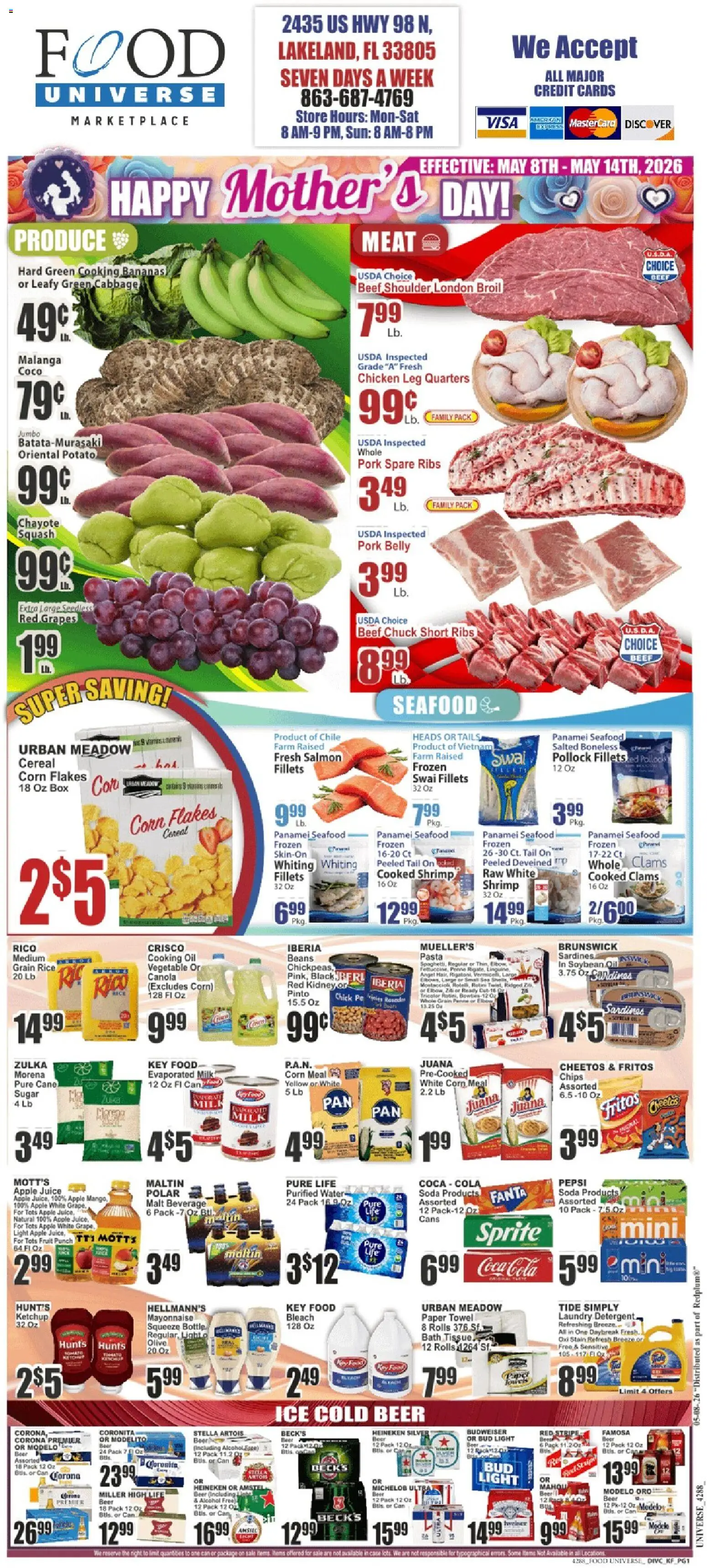 Ad Preview of Food Universe Food Universe Weekly Ad from 05/08/2026