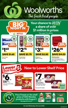 Preview of catalogue Woolworths catalogue TAS from shop Woolworths valid 03/06/2026