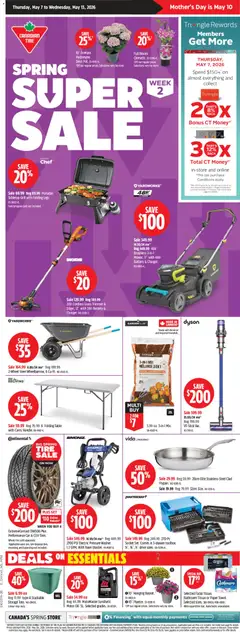 Preview of leaflet Canadian Tire weekly flyer from shop Canadian Tire is valid from May 07, 2026