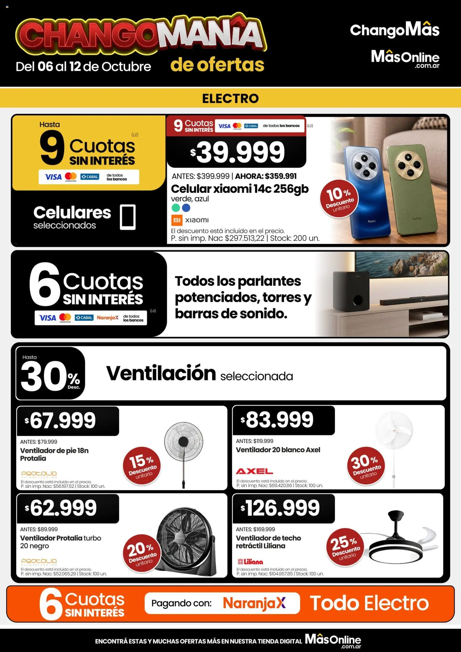 Vista previa del folleto de la tienda Changomas válido desde el 06/10/2026 