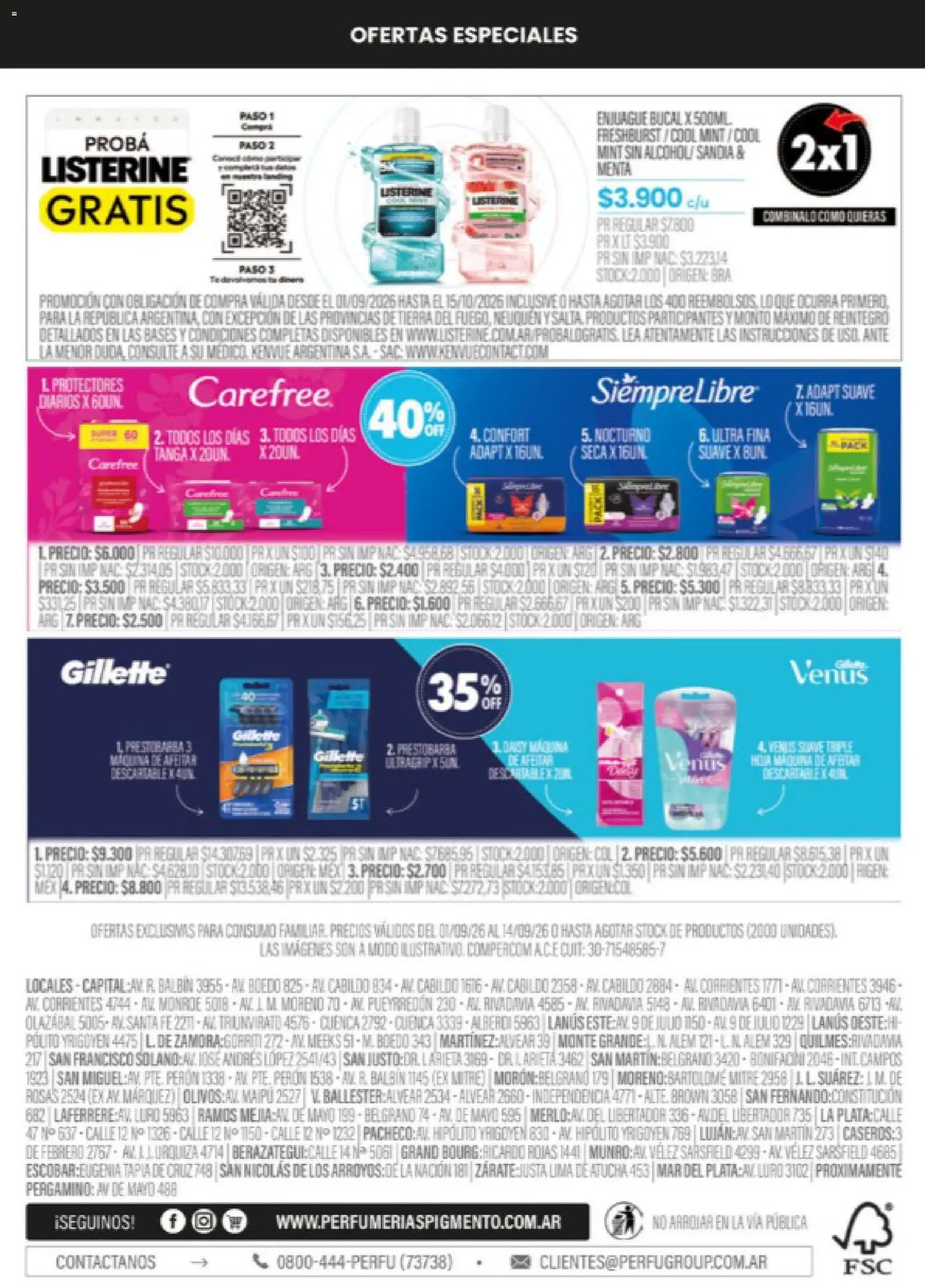 Vista previa del folleto de la tienda Pigmento válido desde el 01/09/2026 