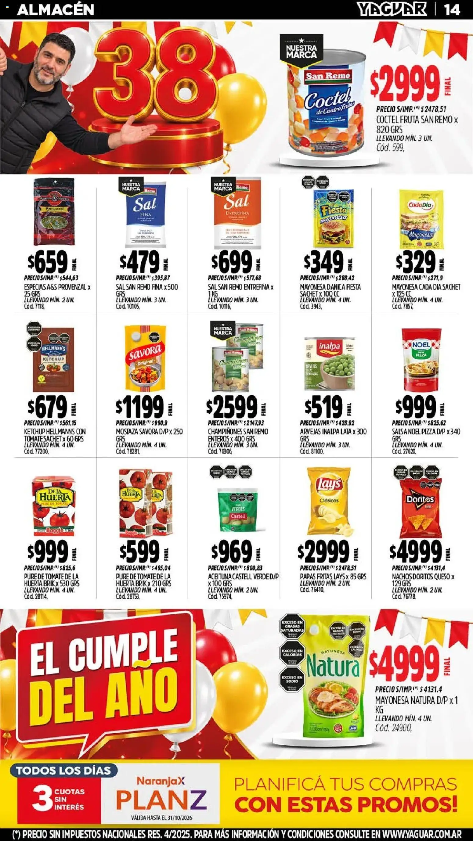 Vista previa del folleto de la tienda Yaguar válido desde el 26/10/2026 