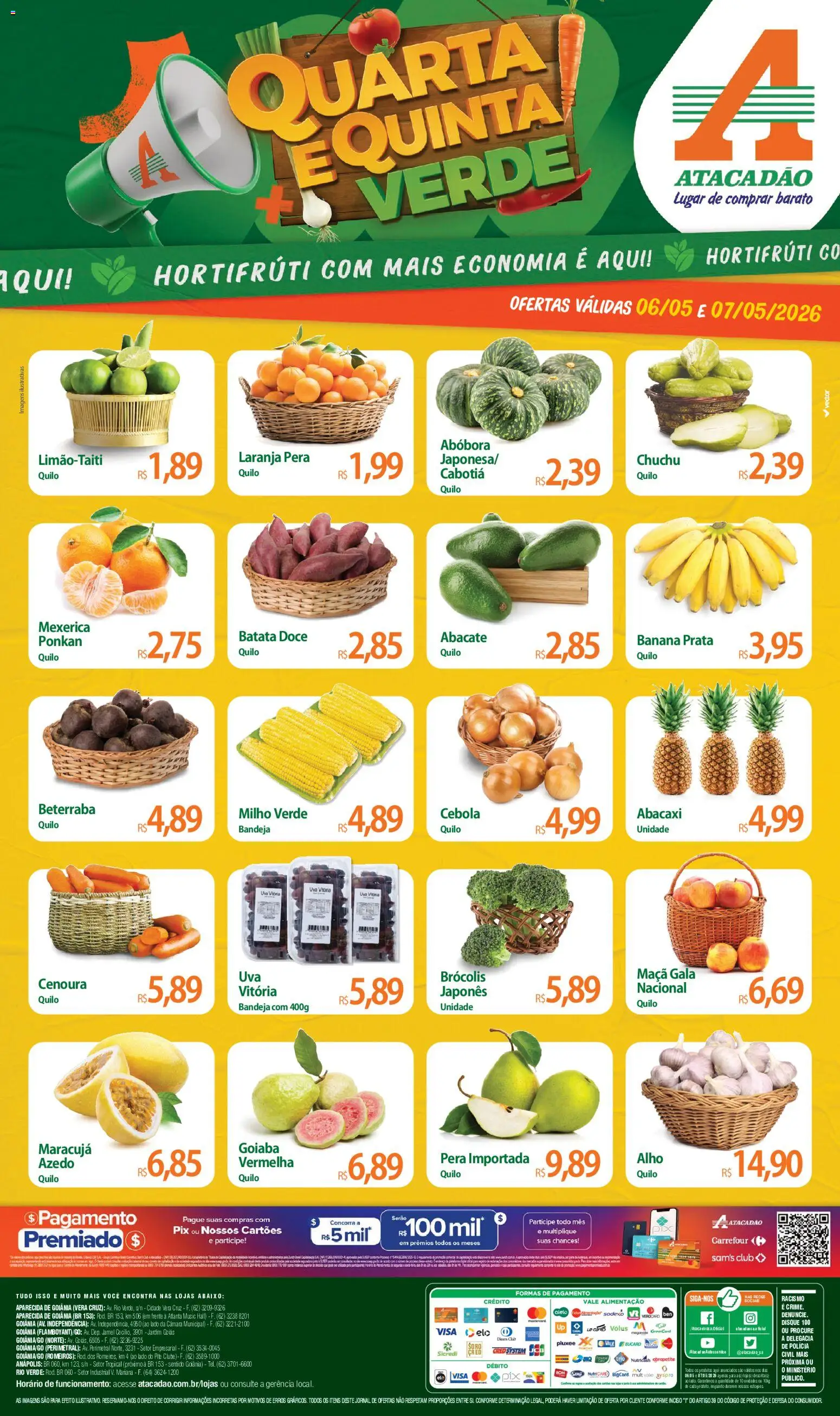 Pré-Visualização do folheto "Atacadão ofertas - GO" da loja Atacadão válido a partir de 06/05/2026