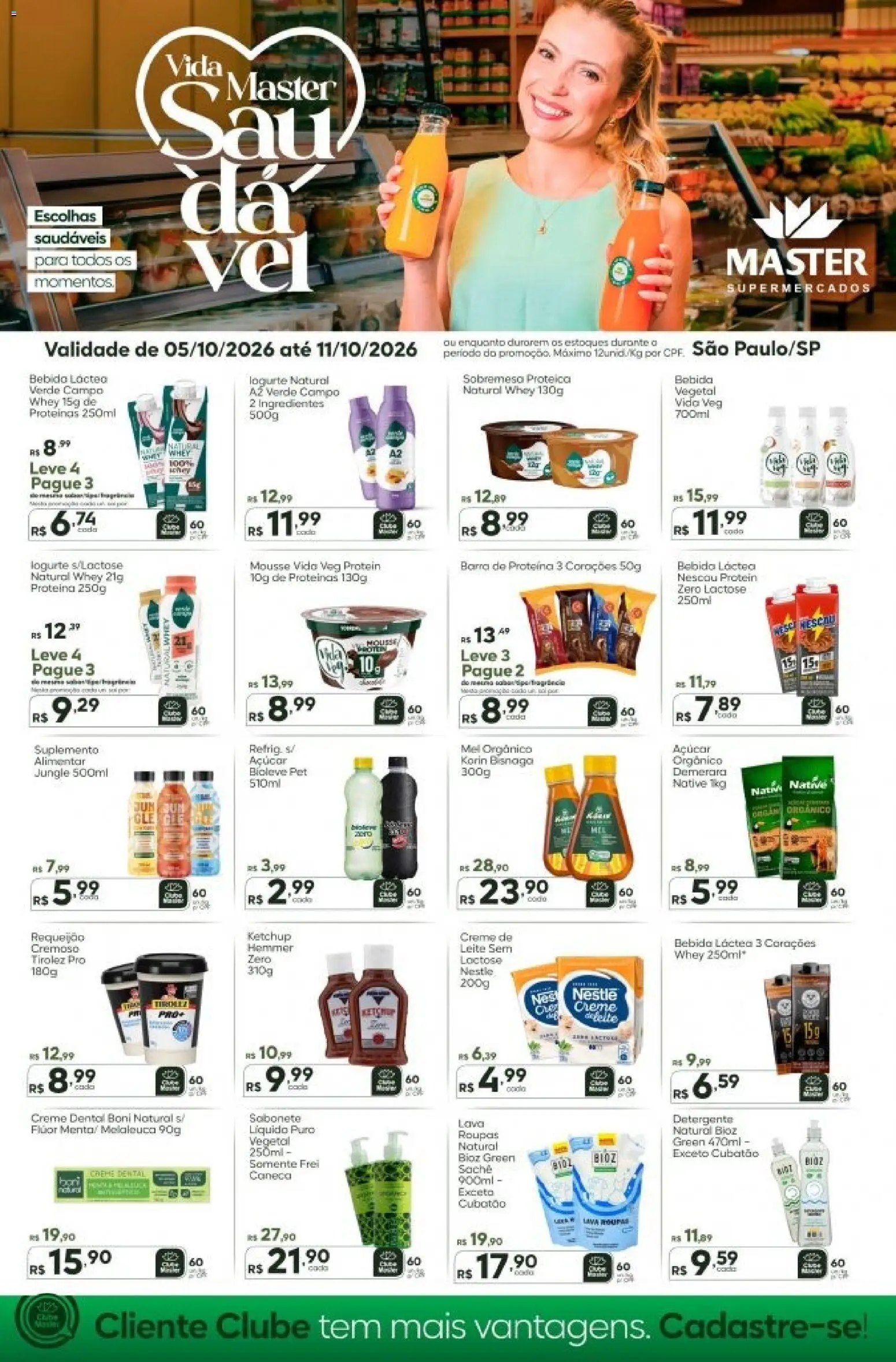 Pré-Visualização do folheto "Master ofertas Saudável" da loja Master válido a partir de 05/10/2026