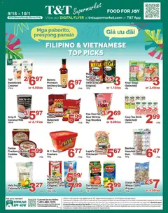 Preview of leaflet Weekly flyer / circulaire from shop T&T Supermarket is valid from Sep 18, 2026
