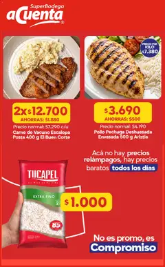 Folleto de la tienda Super Bodega aCuenta válido desde el 17.08.2026 