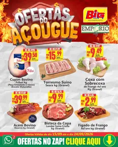 Pré-Visualização do folheto "Big Supermercados ofertas do Açougue" da loja Big Supermercados válido a partir de 15/09/2026