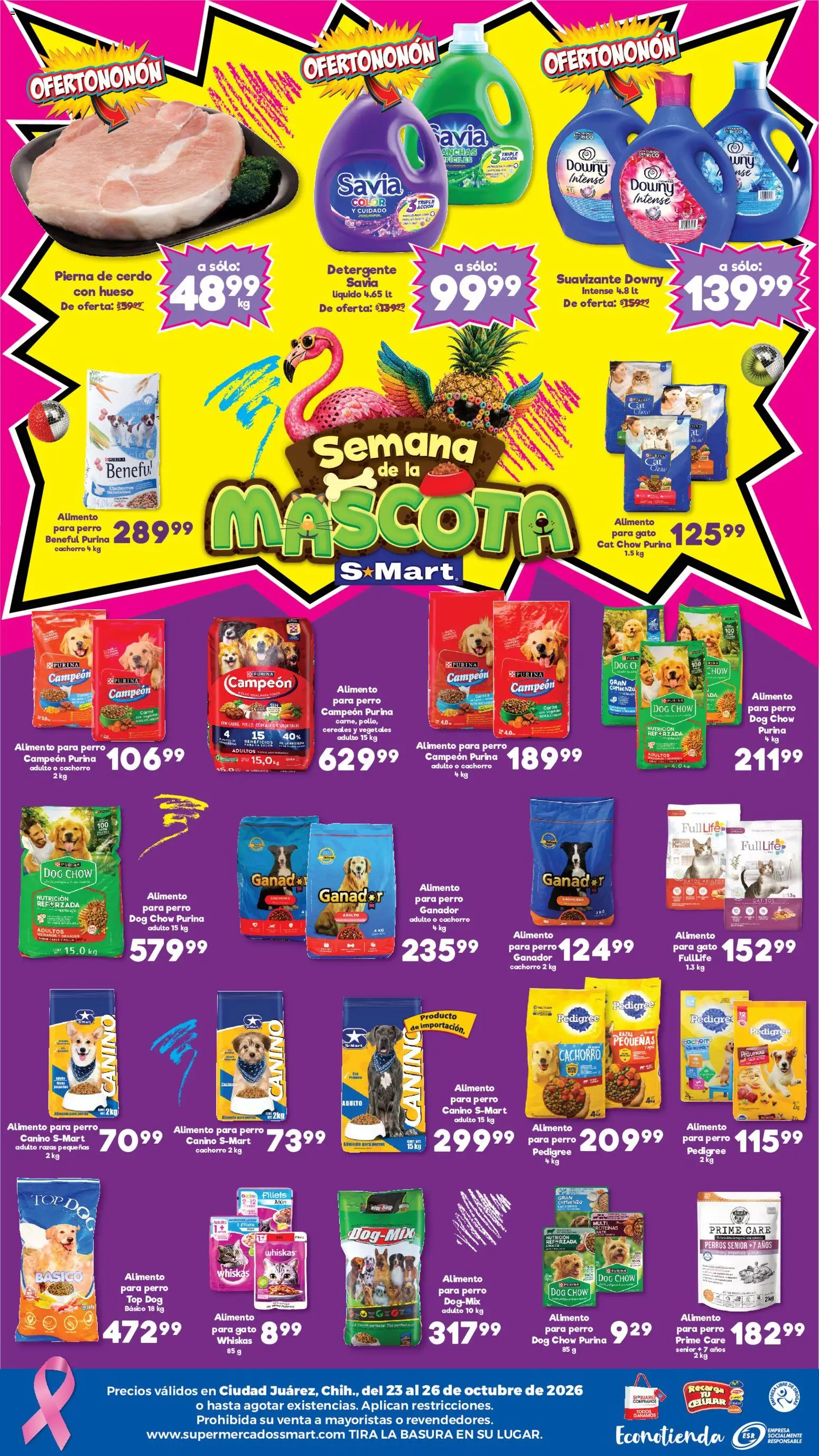 Vista previa las ofertas de la tienda S-Mart - S-Mart folleto Juárez desde el 23/10/2026 