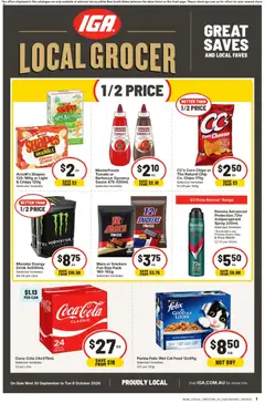 Preview of catalogue IGA catalogue Local Grocer Kambah from shop IGA valid 30/09/2026