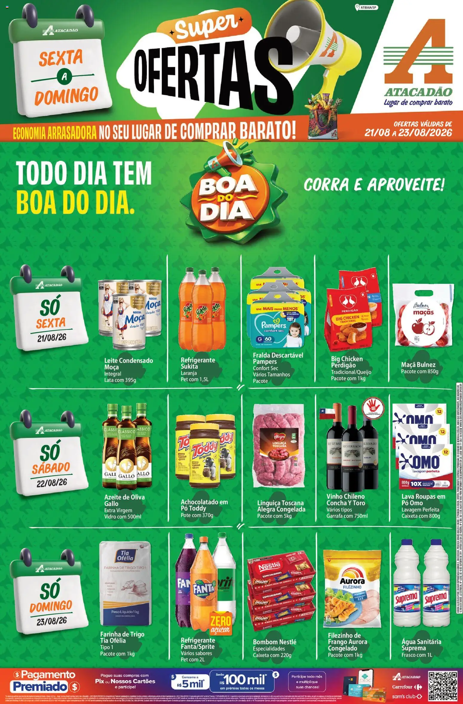 Pré-Visualização do folheto "Atacadão ofertas - SP" da loja Atacadão válido a partir de 21/08/2026