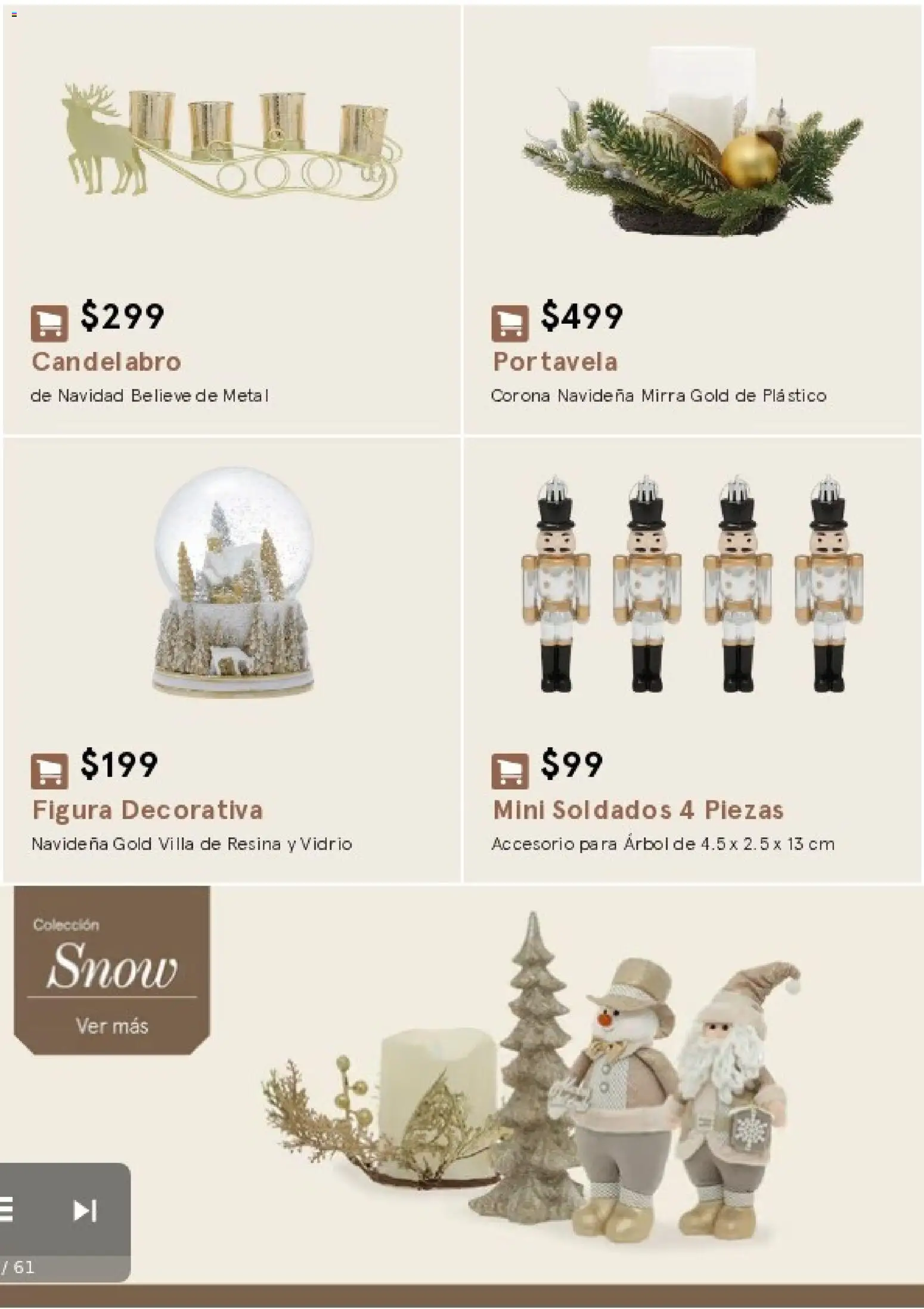 Vista previa las ofertas de la tienda Coppel - Coppel catálogo Starhaus Navidad desde el 14/10/2026 